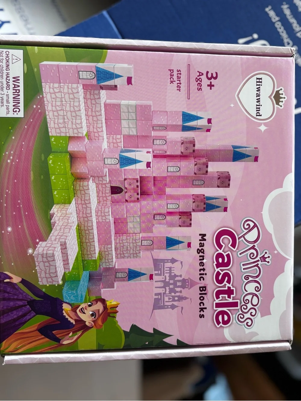 Pink Castle Building Block Set for Kids
